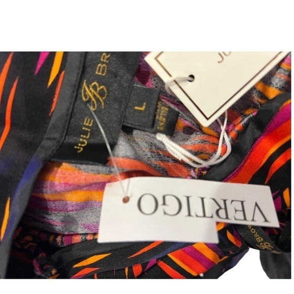 Julie Brown Olivia Silk Maxi Dress Large NWT - Picture 8 of 10